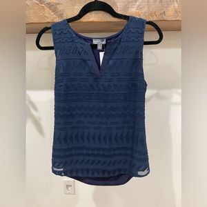 Market and Spruce Navy Blue Blouse SM NWT $25